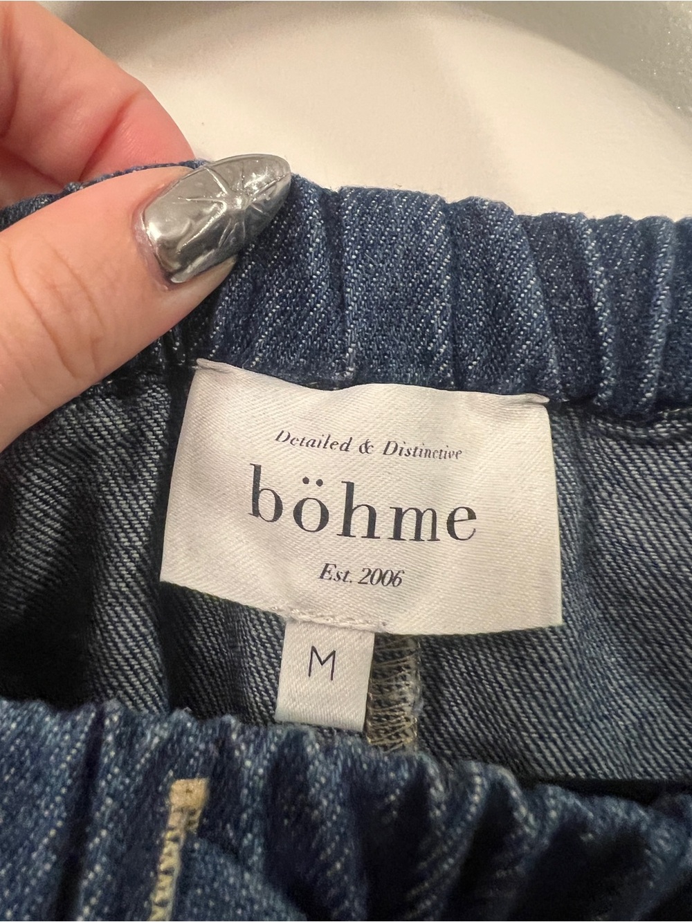 BOHME Drawstring Jeans - Picture 2 of 2